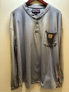 Bocomal Flame Resistant Long sleeve Men's Shirt 3XL